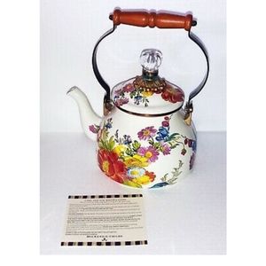 Mackenzie childs market floral tea pot